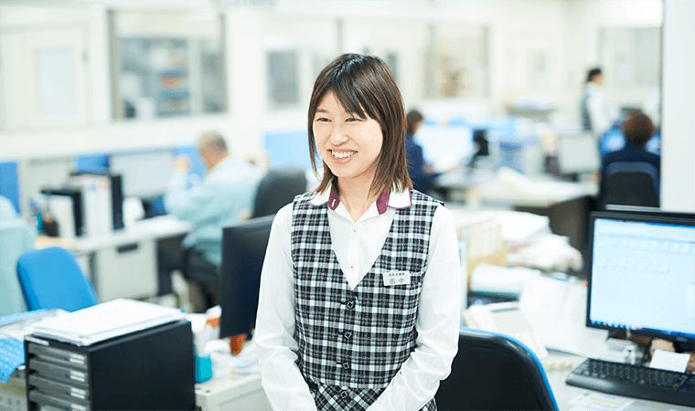 事務職 管理本部 総務部 A.T.